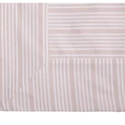 Bedding Collection påslakanset 140x220 cm + 63x60 cm sand beige stripes