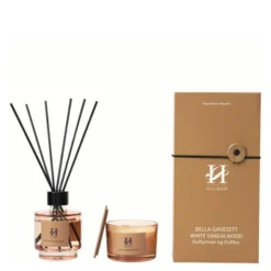 Bella gåvoset doftpinnar & doftljus White Sandalwood