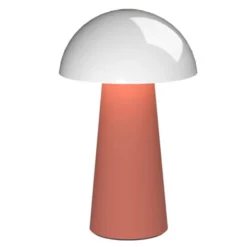 Bello portabel bordslampa LED 19,6 cm terrakotta