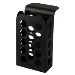 Bestickhållare 12 cm svart