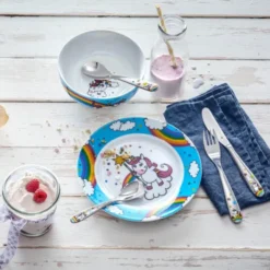 Bestickset Barn 6 Delar Enhörning