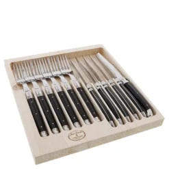Bestickset 12 delar Svart