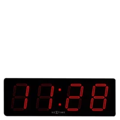 Big D LED-klocka 51 cm svart