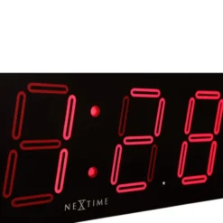 Big D LED-klocka 51 cm svart