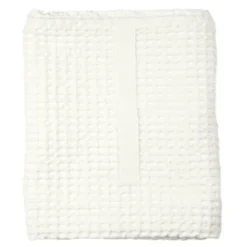 Big Waffle badlakan 150x100 cm vit