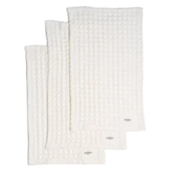 Big Waffle tvättlapp 25x40 cm 3-pack naturvit