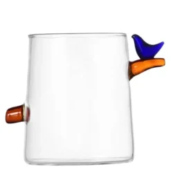 Birds glas 32 cl fågel blå