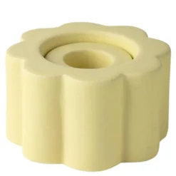 Birgit Vas/Ljusstake 5 cm Pale Yellow