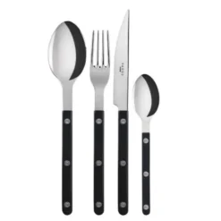 Bistrot bestickset 24-pack black