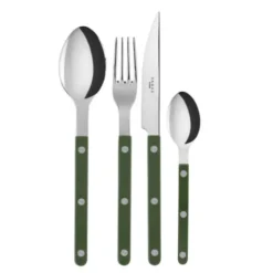 Bistrot bestickset 24-pack green