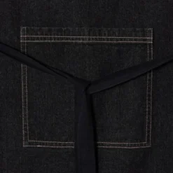Black Denim förkläde One Size svart