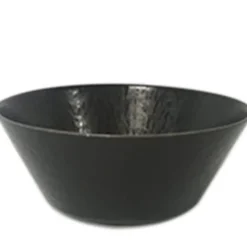 Black Satin Serveringsskål 26 cm Svart