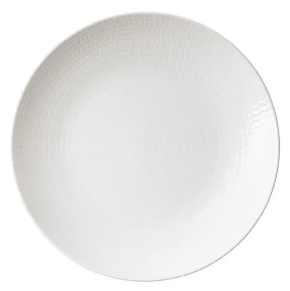Blå Eld tallrik 23 cm vit