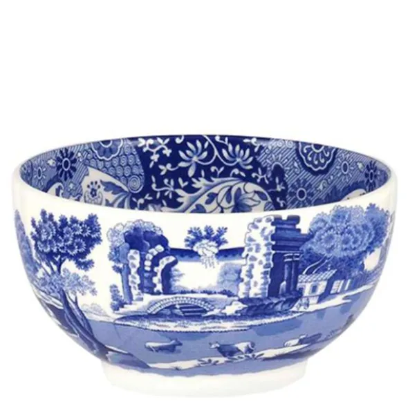 Blue Italian dippskål 11 cm blå/vit