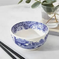 Blue Italian dippskål 11 cm blå/vit