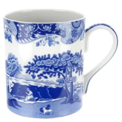 Blue Italian mugg 50 cl blå/vit