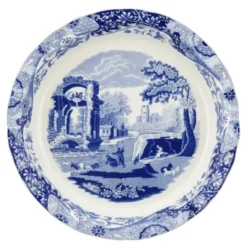 Blue Italian pajform 26x26 cm blå/vit