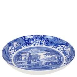 Blue Italian pastatallrik 23 cm blå/vit