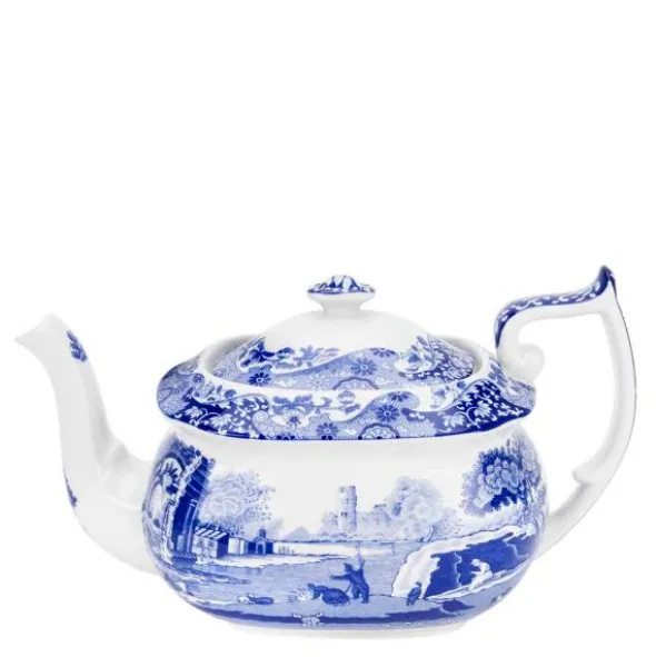Blue Italian tekanna 1,1 L blå/vit