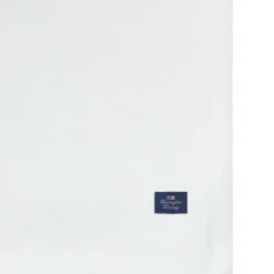 Bomullsduk jacquard 150x350 cm vit