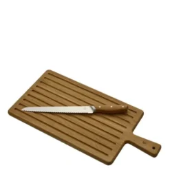 Bosco skärbräda med kniv 53x26 cm ek