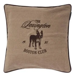 Boston Club kuddfodral sammet 50x50 cm beige/brown
