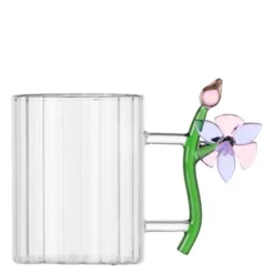 Botanica optiskt mugg 45 cl orkidé