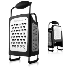Box Grater rivjärn med 4 sidor 27 cm svart