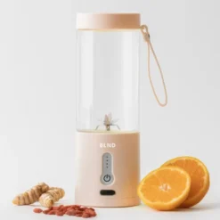 Bärbar blender 0,53 L rosa