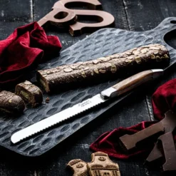Brödkniv 35 cm Olive