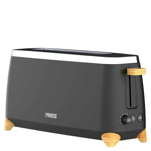 Brödrost för en lång skiva 1050W Bambus