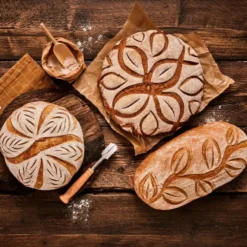 Bread Buddies snittkniv 19 cm bokträ