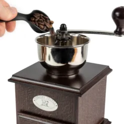 Bresil manuell kaffekvarn 21 cm valnötsfärgad bok