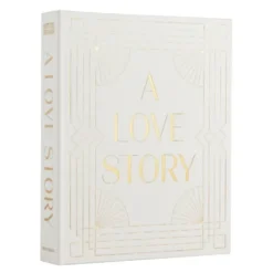 Bröllopsalbum A Love Story 33x27 cm grå