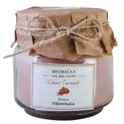 Brobacka doftljus 8 cm crème caramel