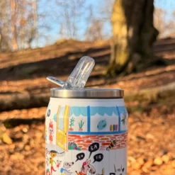 Bukkene Bruse termosflaska 28 cl back to school vit