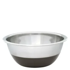 Bunkeskål med halkfri botten 21 cm 1,6L rostfritt stål
