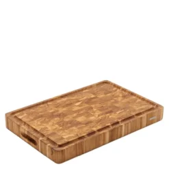 Butcher Block skärbräda 60x40 cm ändträ teak