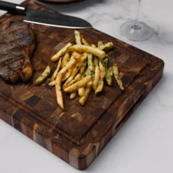 Butcher Block skär- och serveringsbräda 42x30,5 cm teak