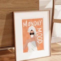 ByKammille poster 50x70 cm monday mood