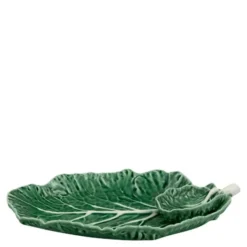 Cabbage Fat med skål Kålblad 28 cm Grön