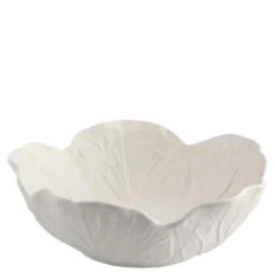 Cabbage Skål Kålblad 17,5 cm Vit