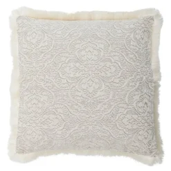 Cabrie kudde 50x50 cm naturvit