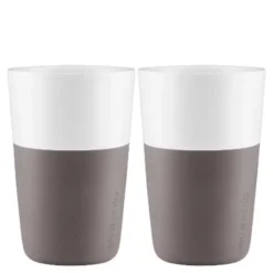 Caffe Lattemugg 36 cl 2-pack Elephant Grey