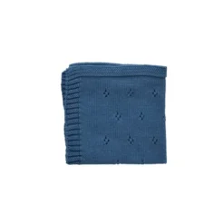 Caia disktrasa bomull 28x28 cm 2-pack blå