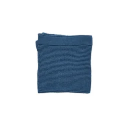 Caia disktrasa bomull 28x28 cm 2-pack blå