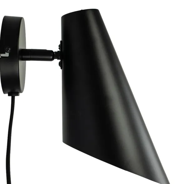 Cale vägglampa 24,5 cm svart