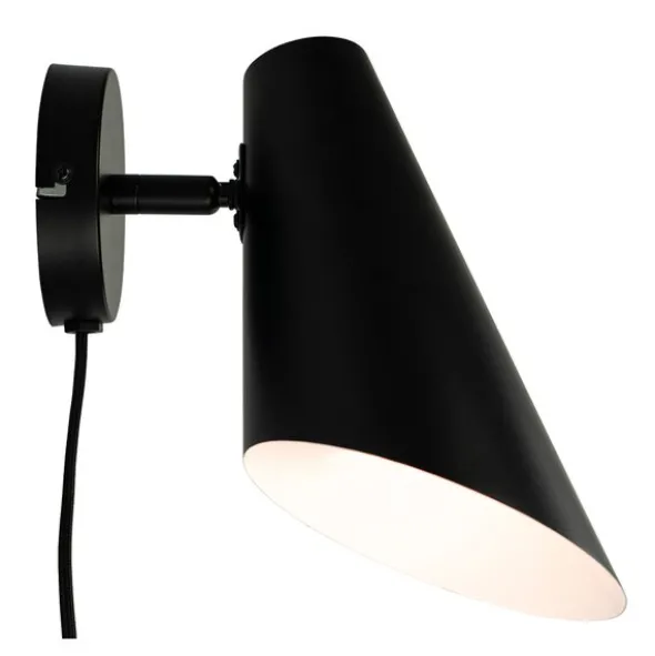 Cale vägglampa 24,5 cm svart