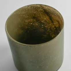 Calore ljuslykta M 15 cm Green