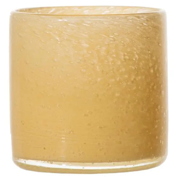 Calore Ljuslykta 10x10 cm Gul